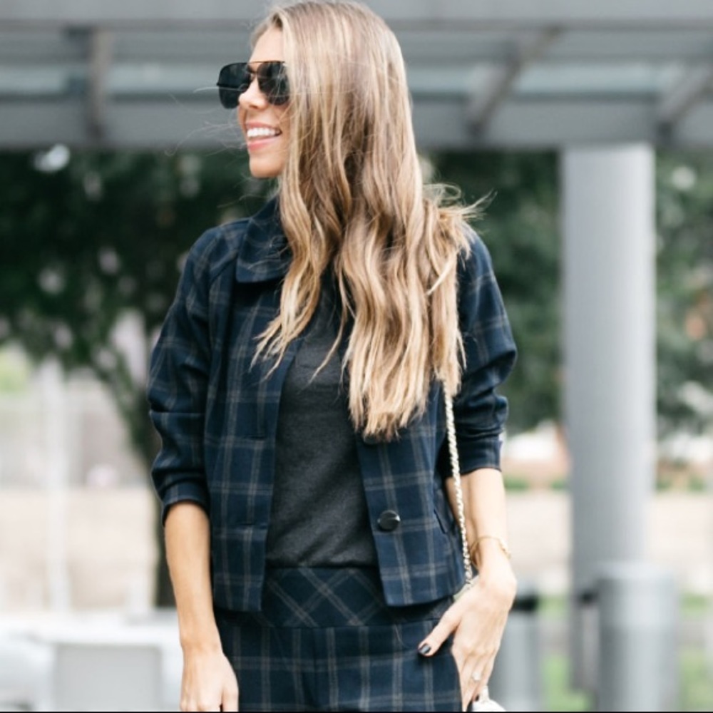 CAbi Connery Plaid Jacket Style 3551